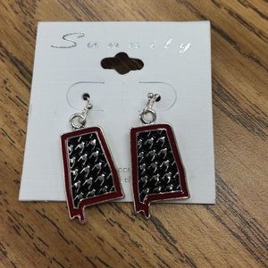COPY - Alabama houndstooth earrings
